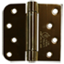 Spring loaded hinges brass